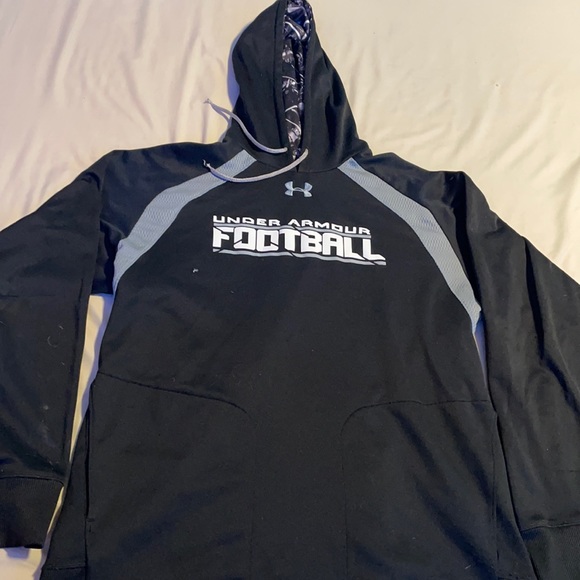 Under Armour medium black and grey hoodie - Picture 1 of 4
